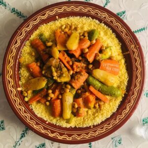 Couscous in What is Moroccan food.